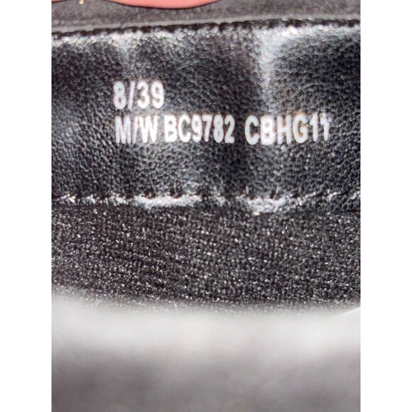 Black Lace-Up Heeled Ankle Suede Boots By B.O.C. Womens Size 8 - Picture 5 of 15